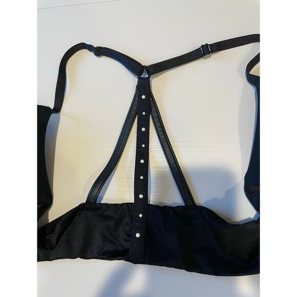 Victoria’s Secret So Obsessed Push Up Bra Front Close Racerback Pearls Sz 34C - Picture 6 of 11